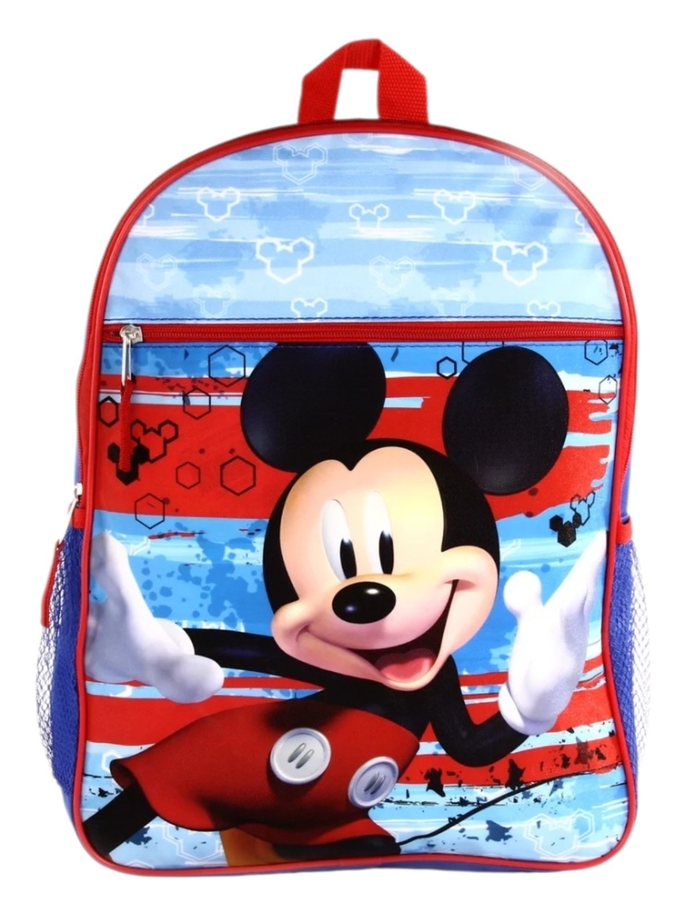 Mickey Mouse Kids Backpack 16" - Red & Blue
